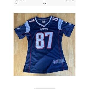 Nike on-field Wms Small New England Patriots Jersey #87 Rob Gronkowski Stitched